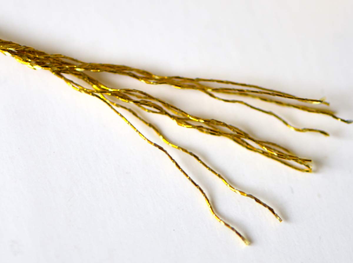 24 Skeins Metallic Embroidery Thread -Cross Stitch Threads - Friendship Bracelets String - Crafts Floss Gold and Sliver