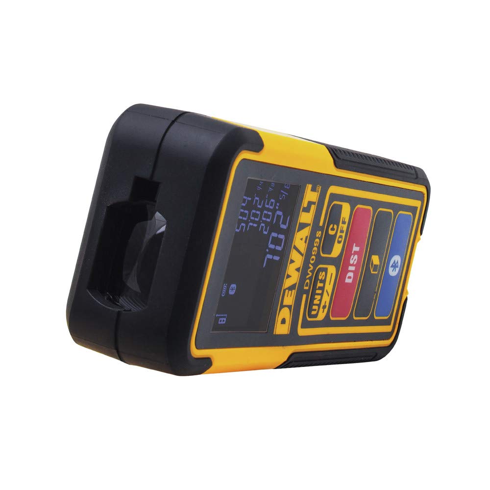 DEWALT Laser Measure Tool/Distance Meter, 100-Feet with Bluetooth (DW099S)