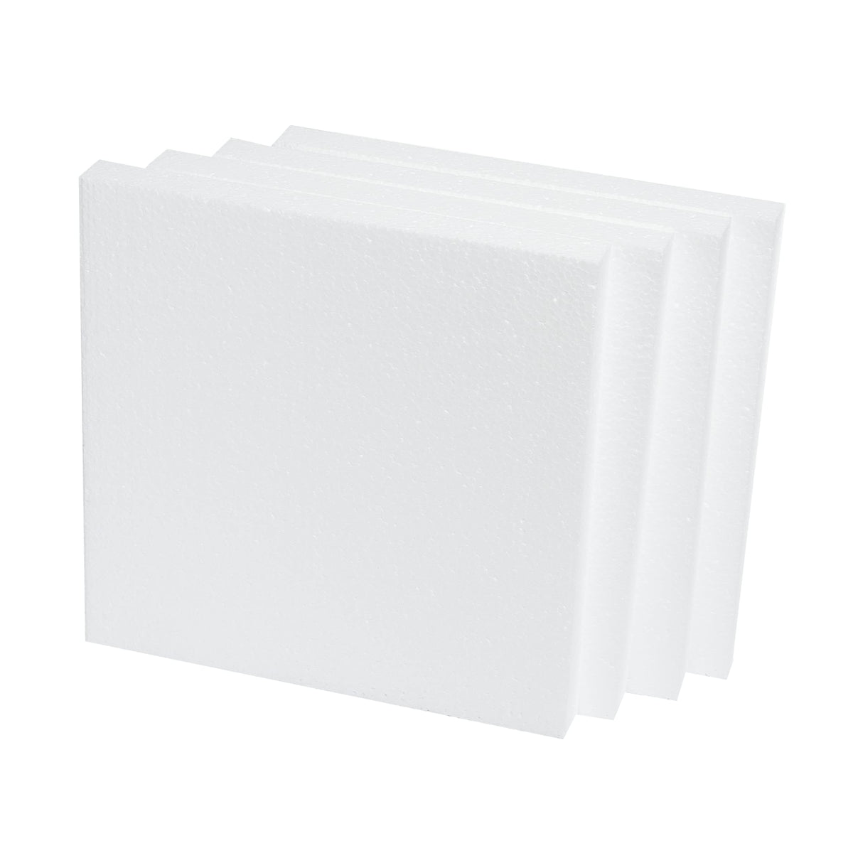 Silverlake 10x10x1 Craft Foam Squares for Styrofoam Board Projects (4-Pack)
