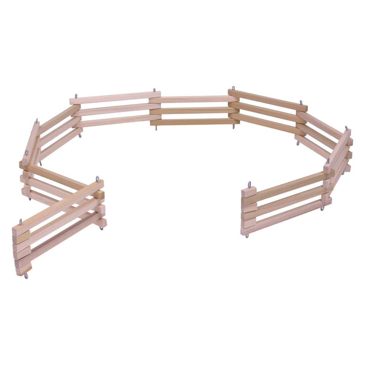 AmishToyBox Wooden Folding Corral Fence Toy, Amish-Made