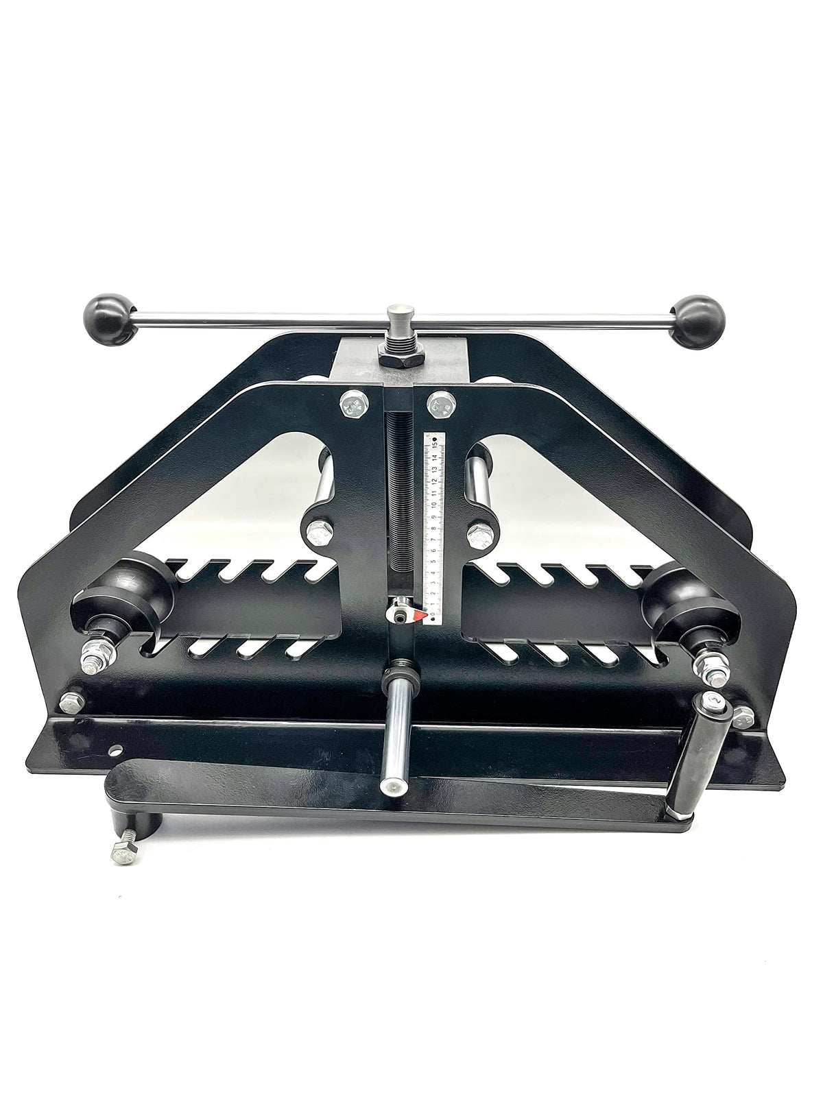 TR-02 Manual Tube Pipe Roller Bender,High Precision Tubing Pipe Bender,Bends 1.5” pipe to a minimum radius of 20” &2” round tube to a minimum radius of 60”,standard one set of 1-1/2" round tube roller