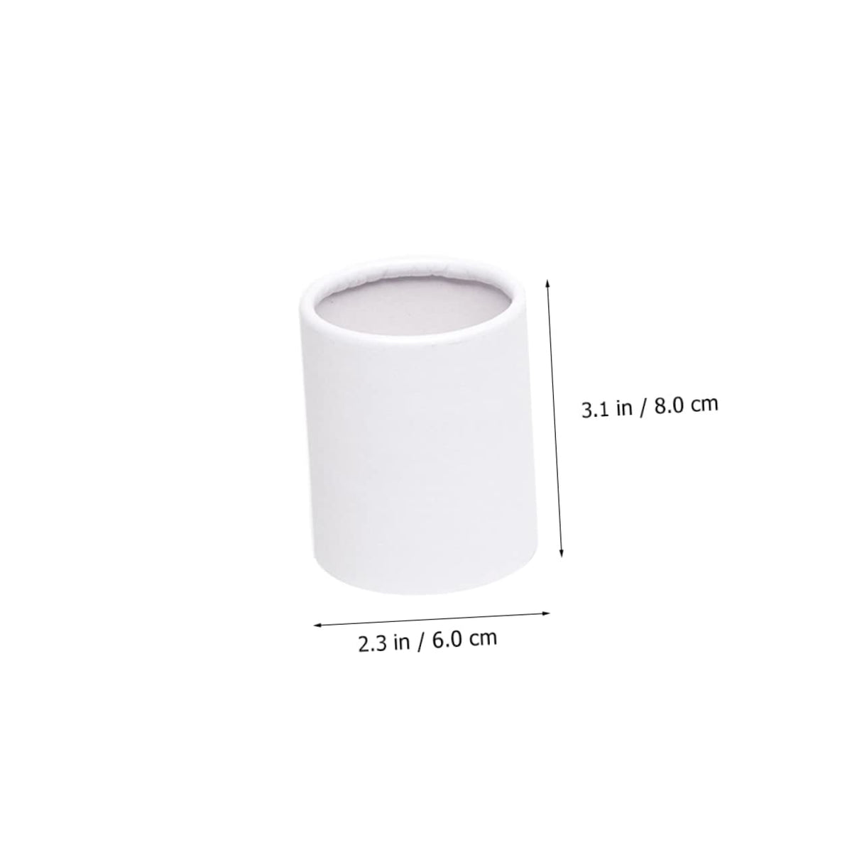 Angoily Flower Bouquet Hat Boxes, Mini Florist Tape Containers Packing Boxes Artificial Flowers Decorative Crinkle Ribbon Cardboard Clear Cylinder Fake White Paper Florist Supplies