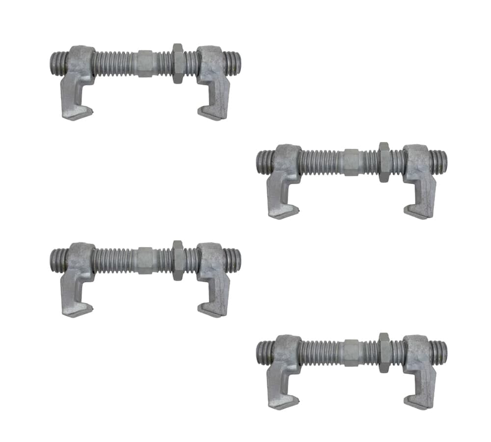 Mytee Products SEA RAIL Shipping Container Bridge Fittings Clamp- 380 mm Clamp (4 Pack)