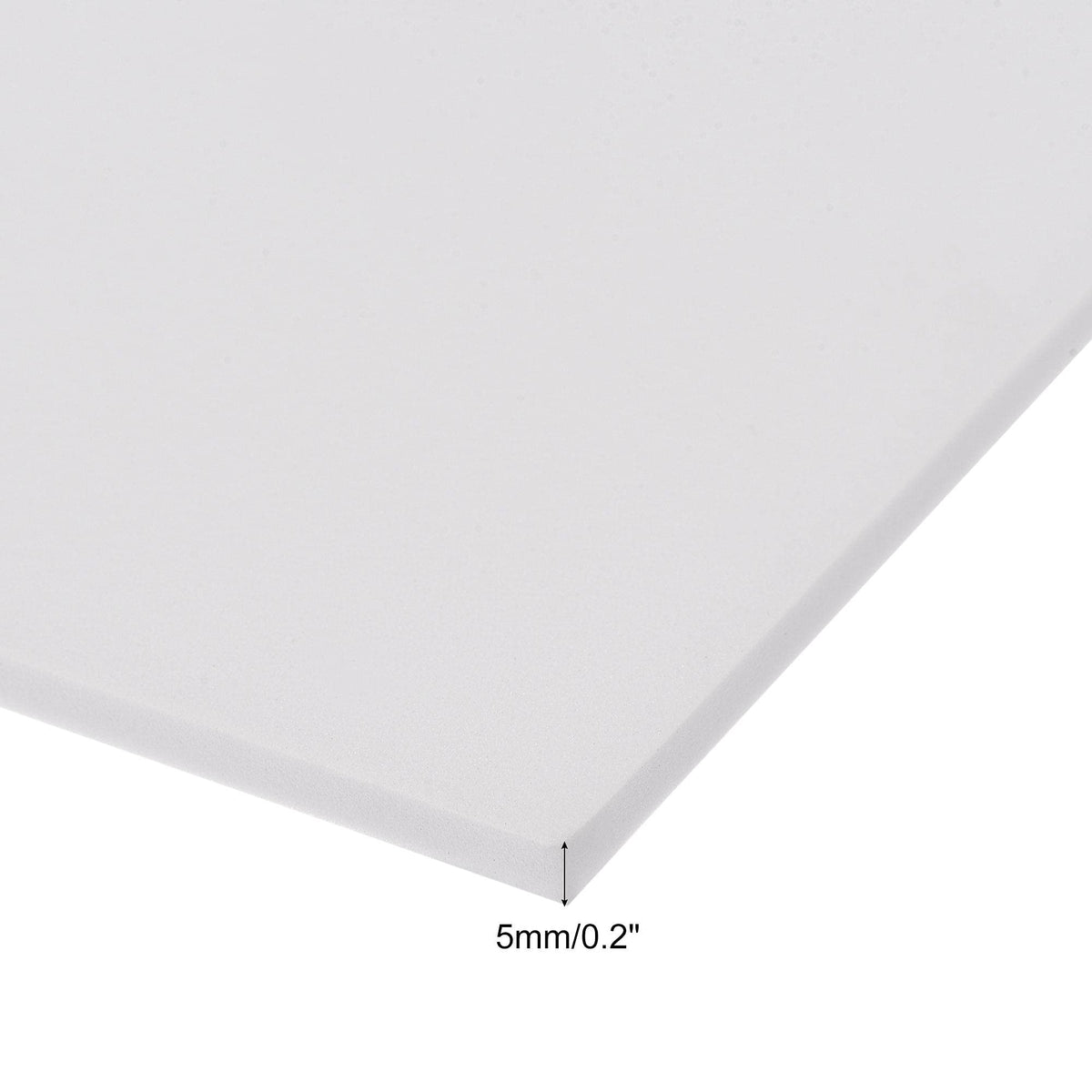 uxcell White EVA Foam Sheets 10 x 10 Inch 5mm Thickness for Crafts DIY Projects, 4 Pcs