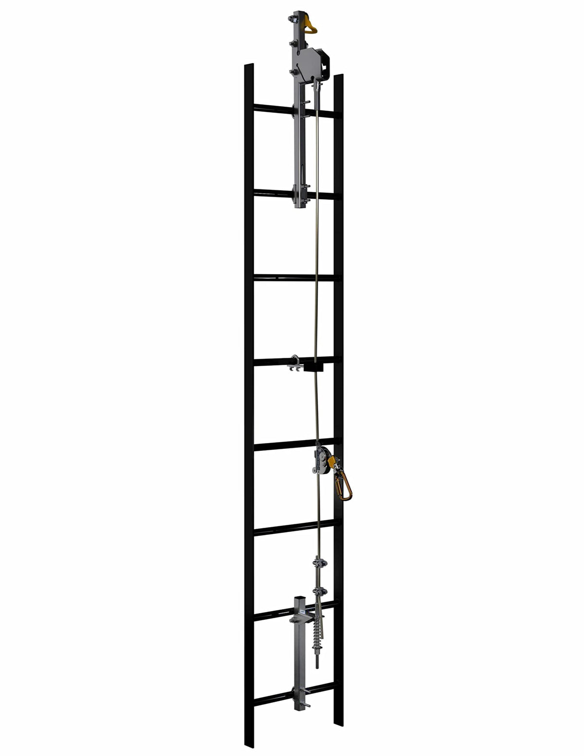 3M Lad-Saf Cable Vertical Safety System 6118050, Galvanized Steel, 50 FT