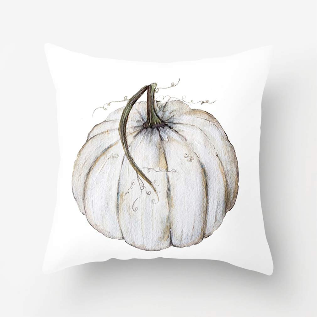 PSDWETS Autumn Decorations Pumpkin Pillow Covers Set of 4 Fall Decor Grateful Thanksgiving Throw Pillow Covers Cushion Cover 18 X 18