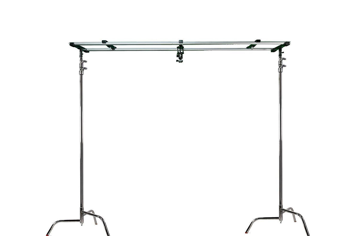 Glide Gear OH 150 Overhead Rig – For Camera, Lights – 4–12ft Modular Platform, Tripod/C-Stand Mounted, 20 lb Capacity