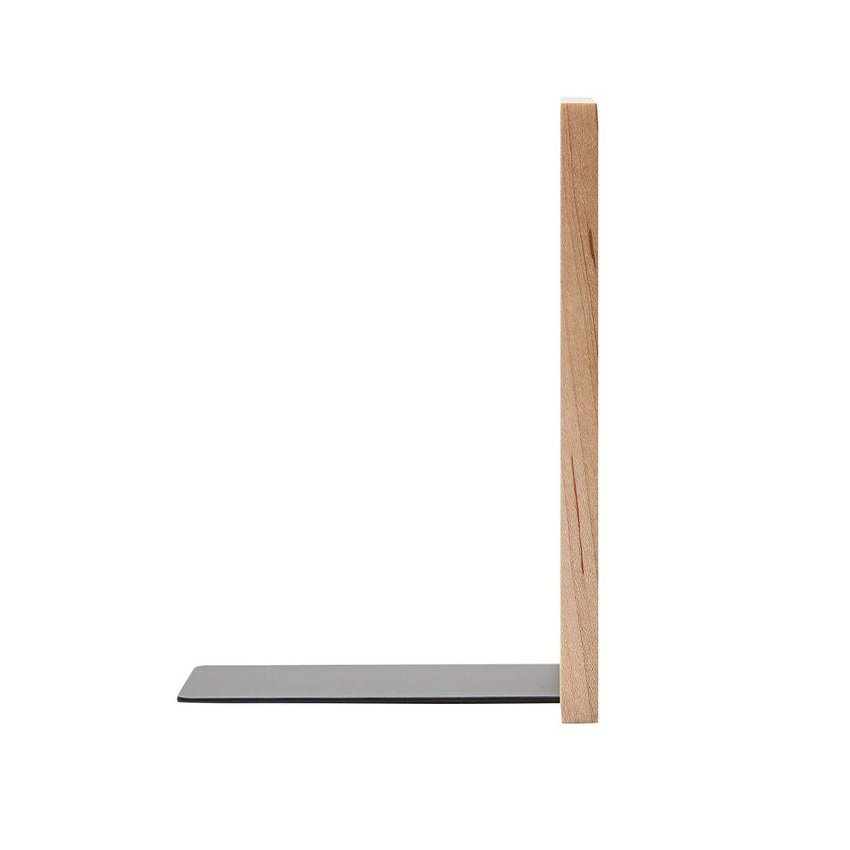 Pandapark Wood Decorative Bookends,Non-Skid Bookend for Shelves,Heavy Duty Bookends,Book Stand for Books/CDs,1 Pair