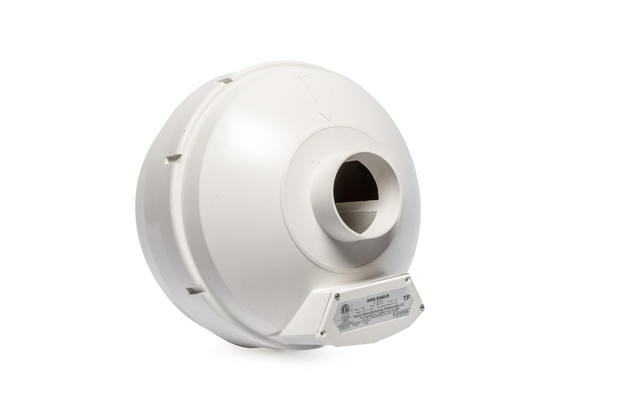 Festa AMG Eagle Radon Fan – 4“ Installation Kit - Quiet and Energy Efficient Radon Mitigation Inline Fans – High Performance 3” Duct Fan