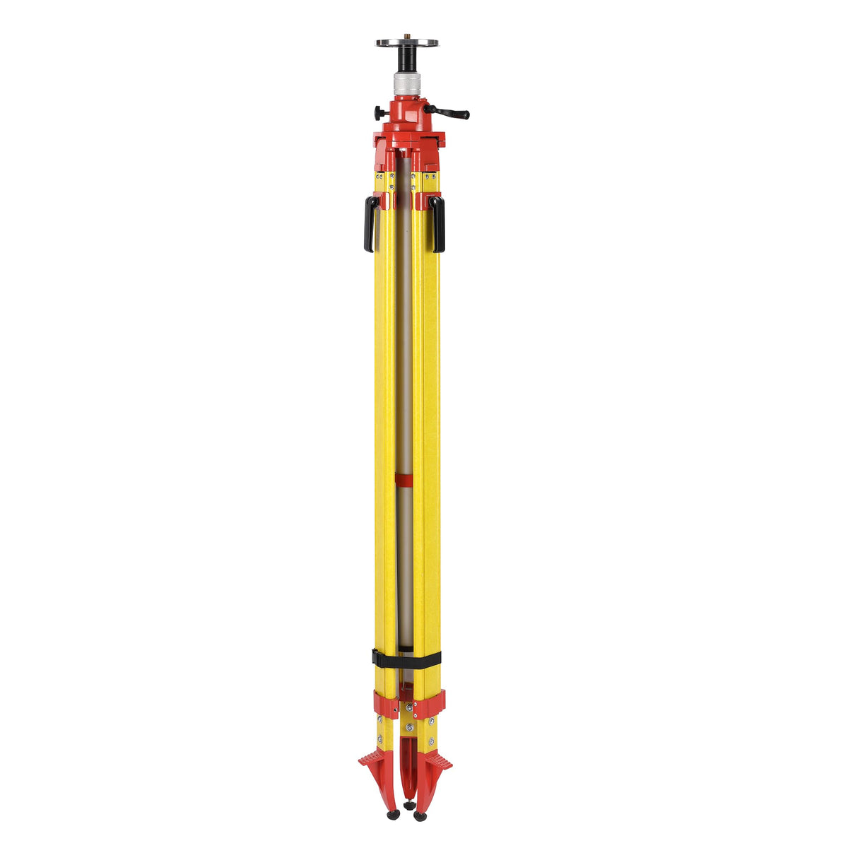 AdirPro Giant 157" Wood/Fiberglass Elevating Tripod, Heavy Duty Multifunctional Tripod for Rotary Lasers - Great for GPS and Robotic Surveying Instruments