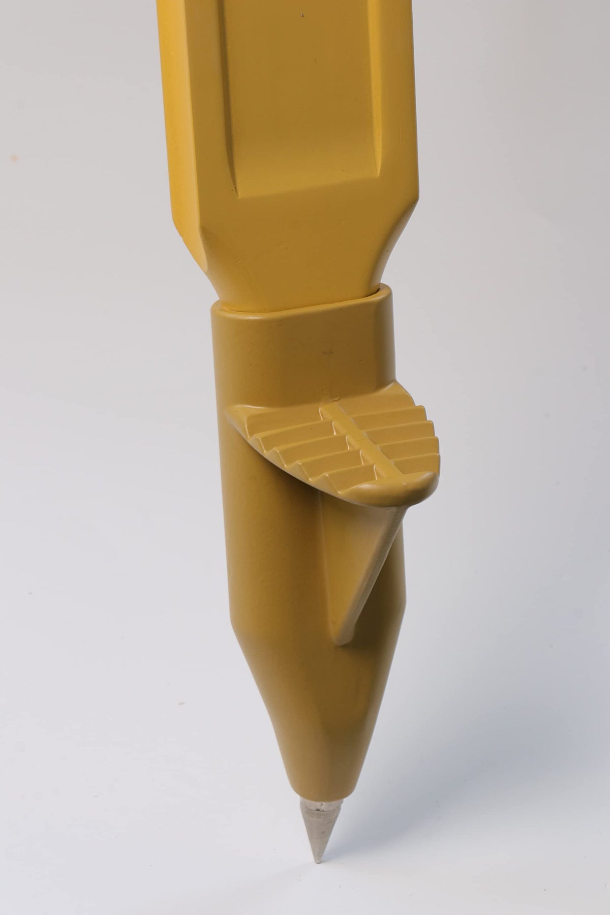 Fiberglass Surveying Tripod, Heavy Duty Yellow Fiberglass and Wood Tripod with Twist Clamp and Copper Center Screw for Robotic Total Stations and Theodolite (Flat Head-C)