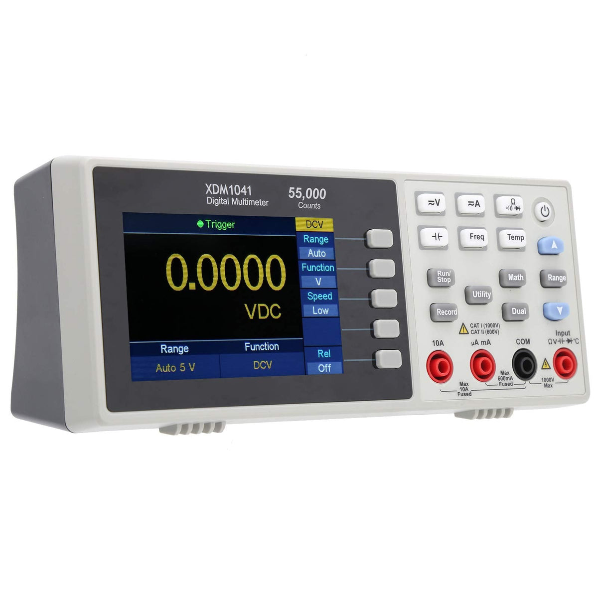 LiebeWH Digital Multimeter Mini Desktop True RMS 55000 Counts LCD Display Voltage Current Tester(US Plug)