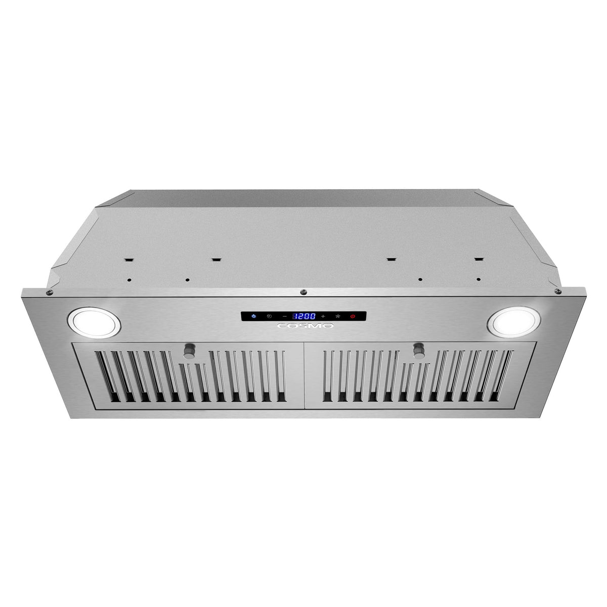 COSMO COS-30IRHS 30 in. Lumin Collection 380 CFM Ducted Insert Range Hood, Touch Controls, LED Lights, Stainless Steel