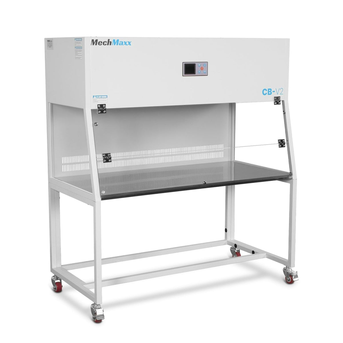 MechMaxx 53.5″ Wide CB-V2 Vertical Laminar Flow Clean Bench with HEPA Filtration & UV Sterilization | ISO Class 5, CB-V2