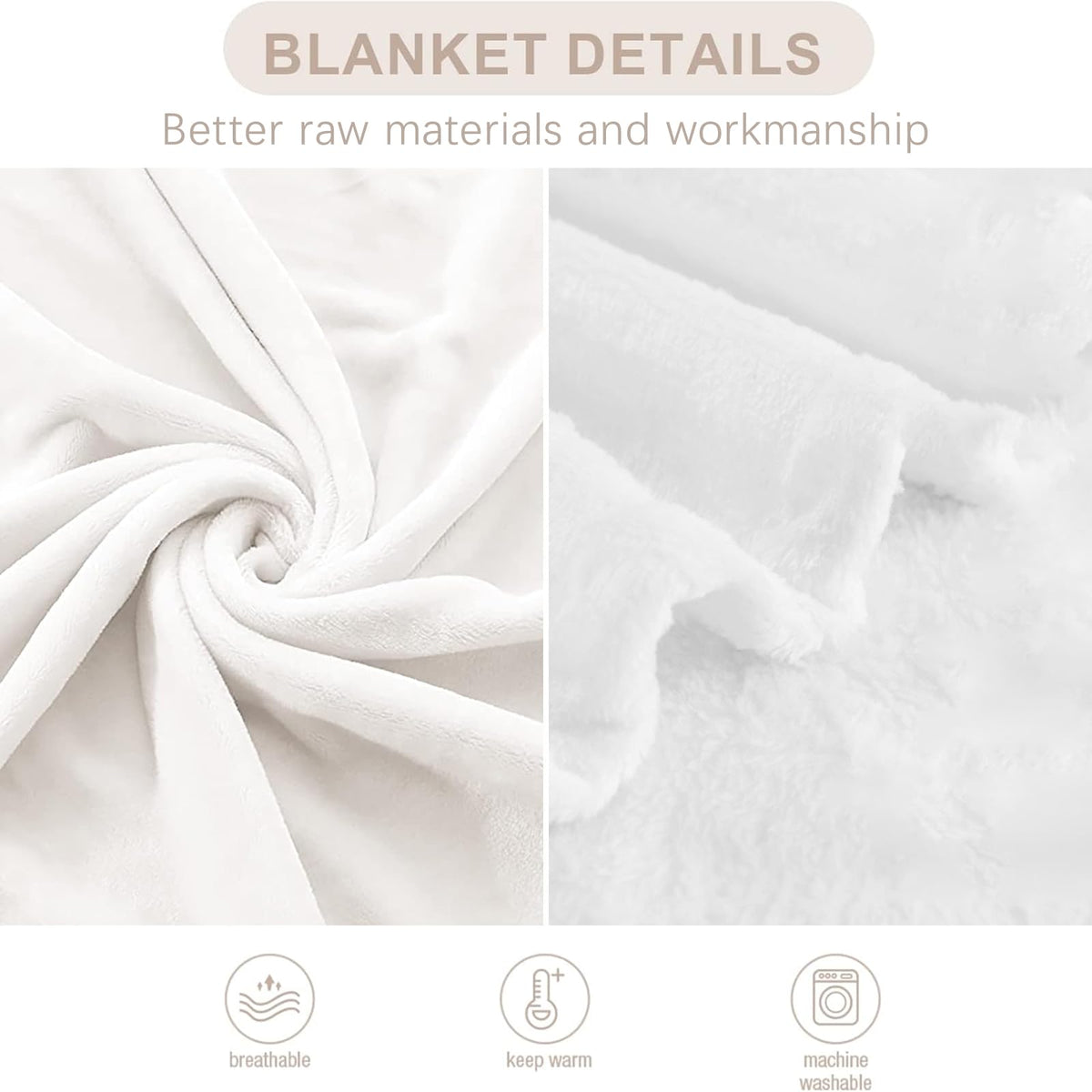 onlcuk Buzzing Bees and Wildflowers Blanket, Cozy Flannel Floral Throw Blanket, Soft Fuzzy Blankets for Travel Home Decor, All Season Lightweight Couch Bed Cover, Gifts for Women Adults Kids 50"×60"
