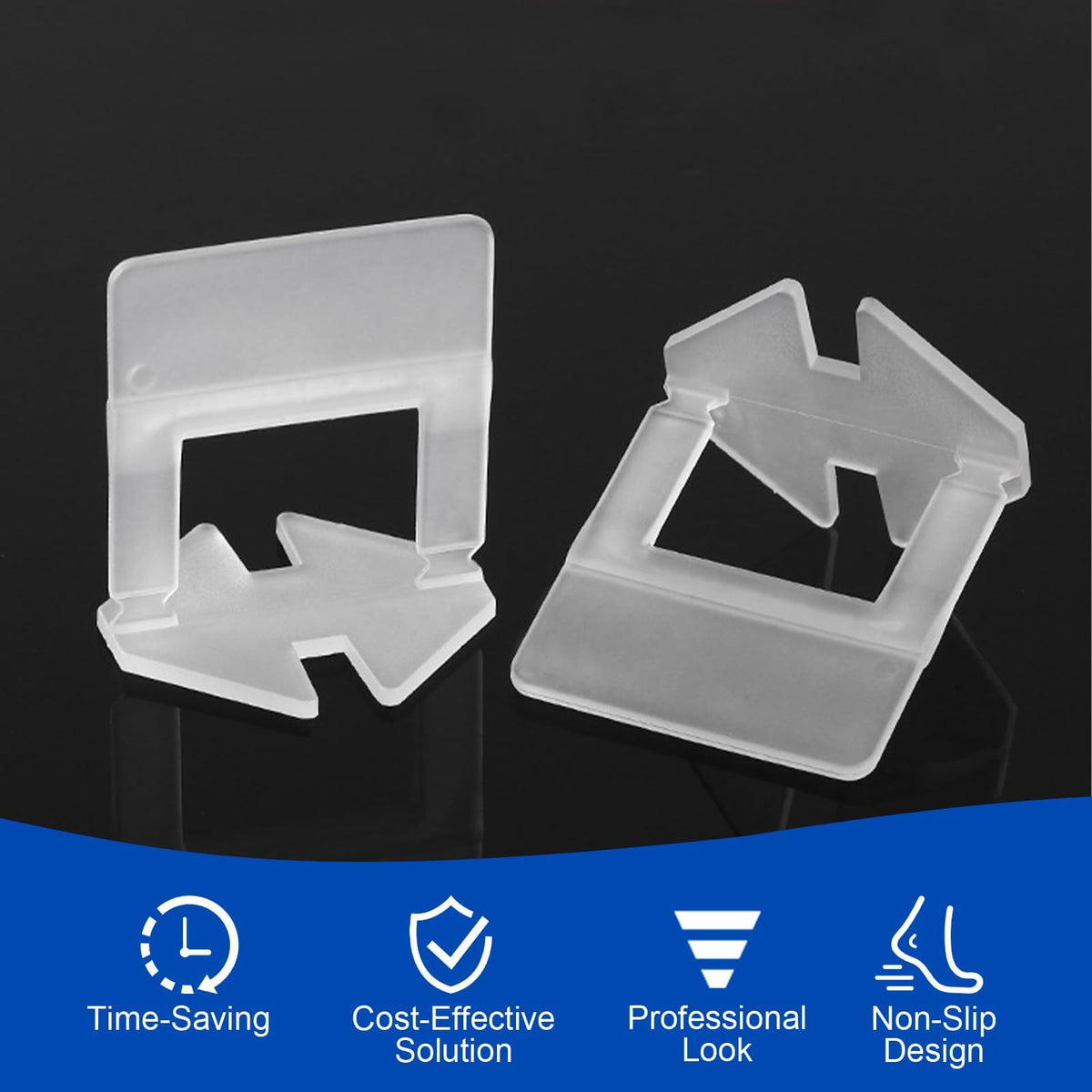 DGSL Tile Leveling System, 4650-Piece 1/16" Tile Spacers Clips Tile Tools, Tile Installation Tools for Professional Ceramic Tile and Stone Installation