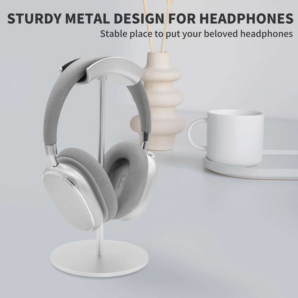Srhythm Headphone Stand,Metal Headset Holder for Space-Saving and Display
