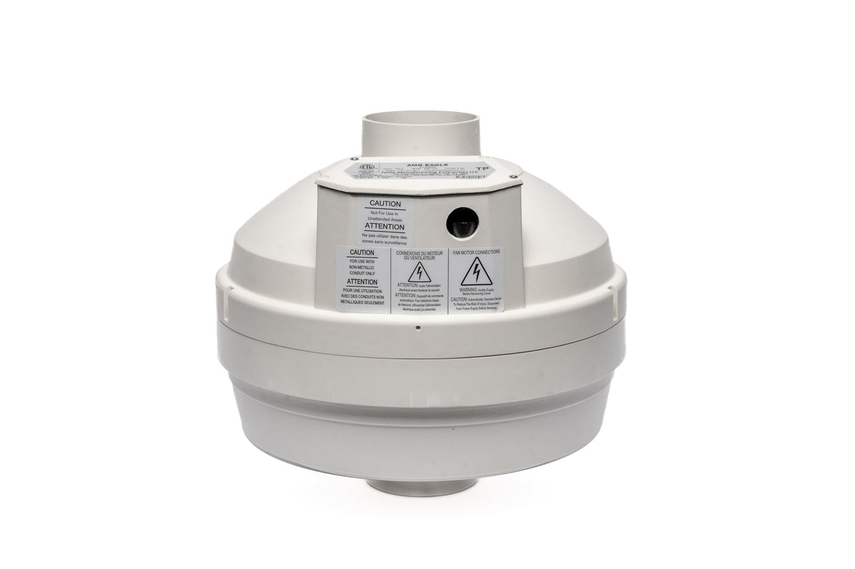 Festa AMG Eagle Radon Fan – 4“ Installation Kit - Quiet and Energy Efficient Radon Mitigation Inline Fans – High Performance 3” Duct Fan