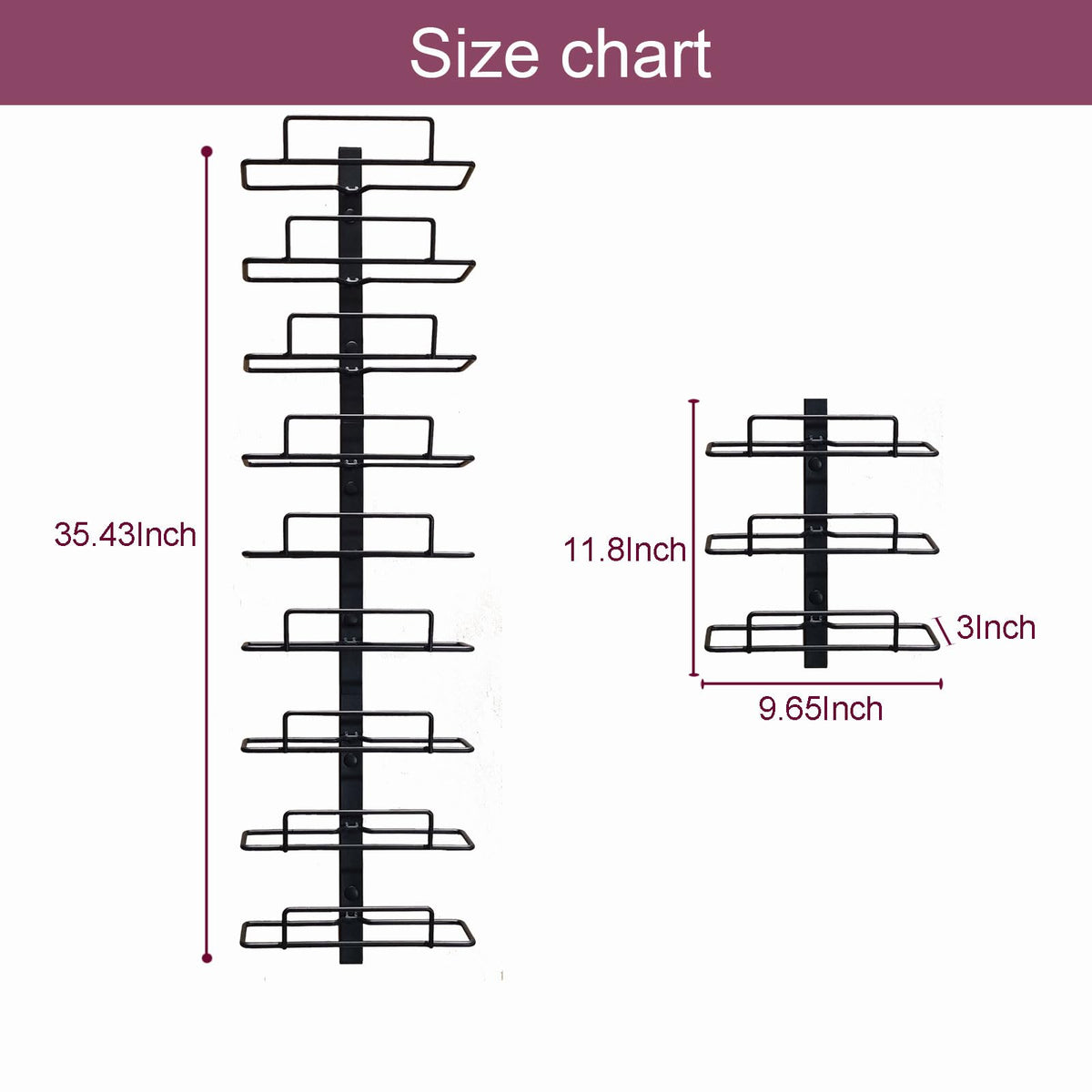 Msrorriw Wall Mount Wine Rack – 9 Bottles – Black Metal Wine Bottle Holder for Wall, Wine Rack Display for Home Bar, Kitchen