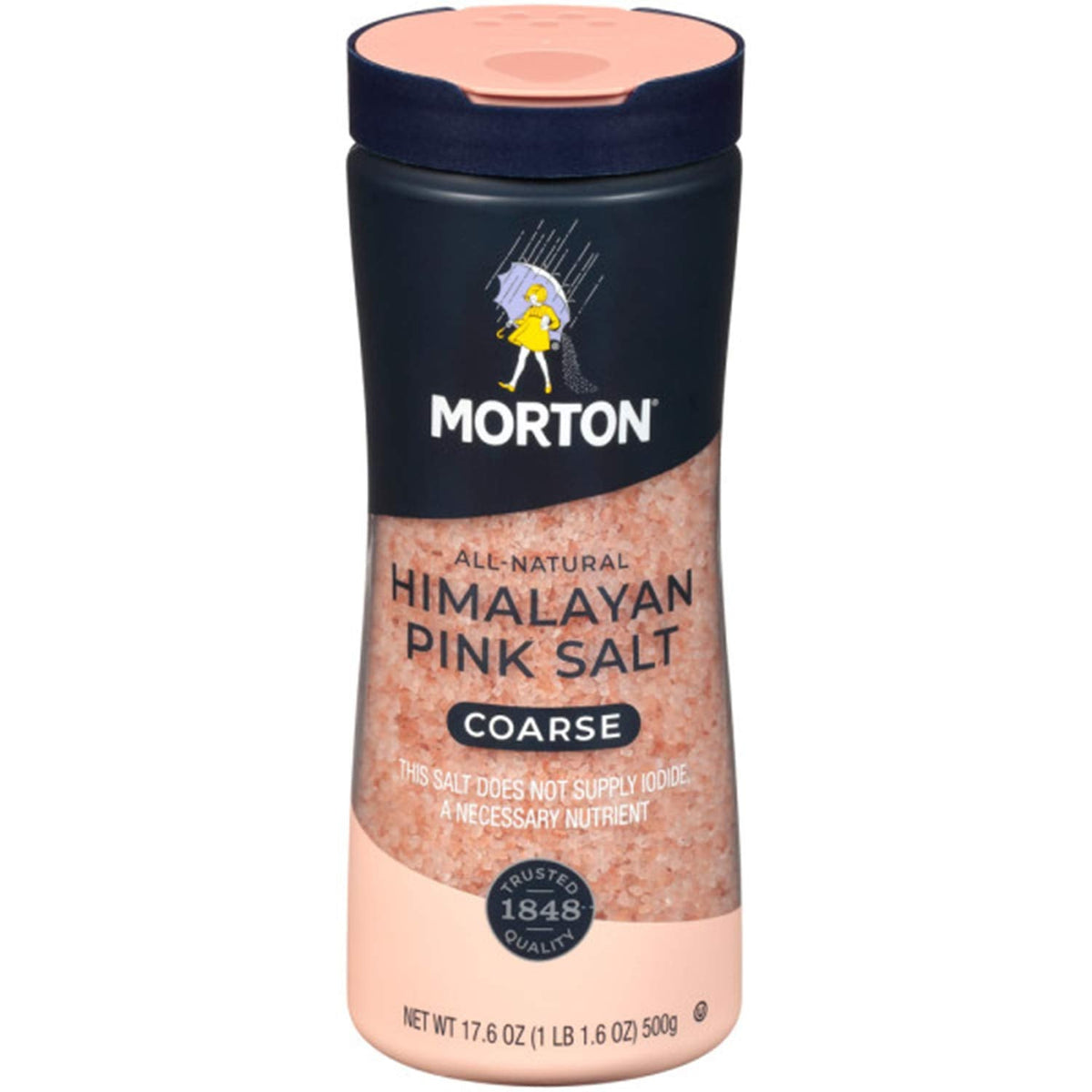 Morton All-Natural Himalayan Pink Salt, Coarse, 17.6 Ounce