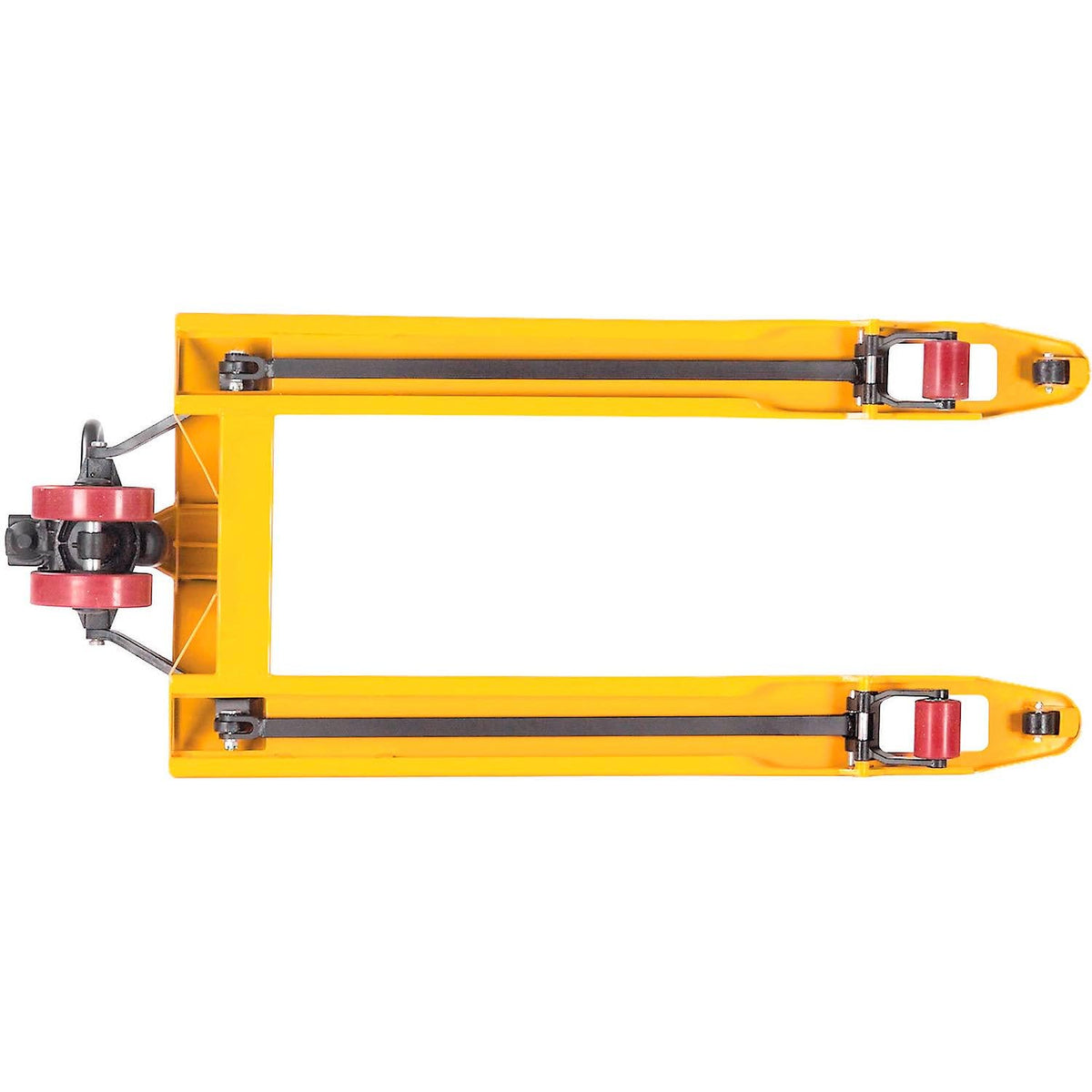 Global Industrial Industrial Duty Pallet Jack with 27" W x 48" L Forks, 5500 lb. Capacity, General Purpose Manual Pallet Truck for Warehouse, Manufacturing and Retail
