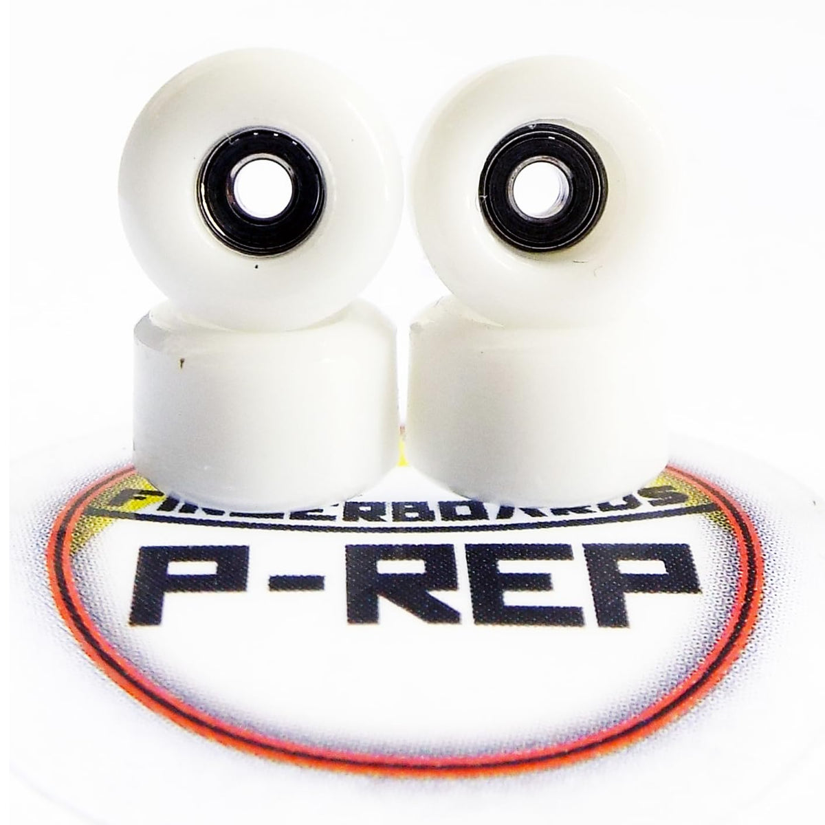 P-REP V2 Pro Performance Complete Wooden Fingerboard kit with Urethane Wheels and Bushings 34mm - Smell the Rainbow