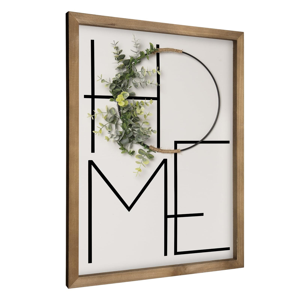flangairy 15.7×11.8 Inch Home Sign Wall Decor, Wooden Home Letters Wall Art, Rustic House Decorations for Living Room Entryway Hallway Dining Room Farmhouse