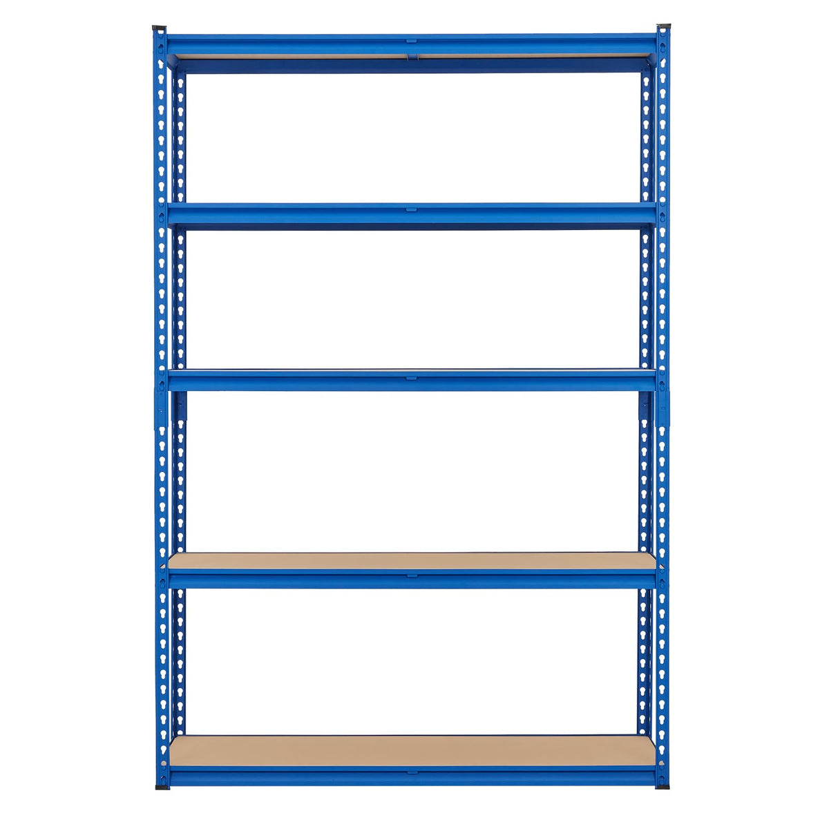 5-Tier Storage Shelving, Adjustable Garage Shelves, Meta Storage Shelving Unit with 2500 LBS Capacity, Steel Wire Rack Shelf Organizer for Garage, Kitchen Pantry Basement, 48 x 17 x 71 inch, Blue