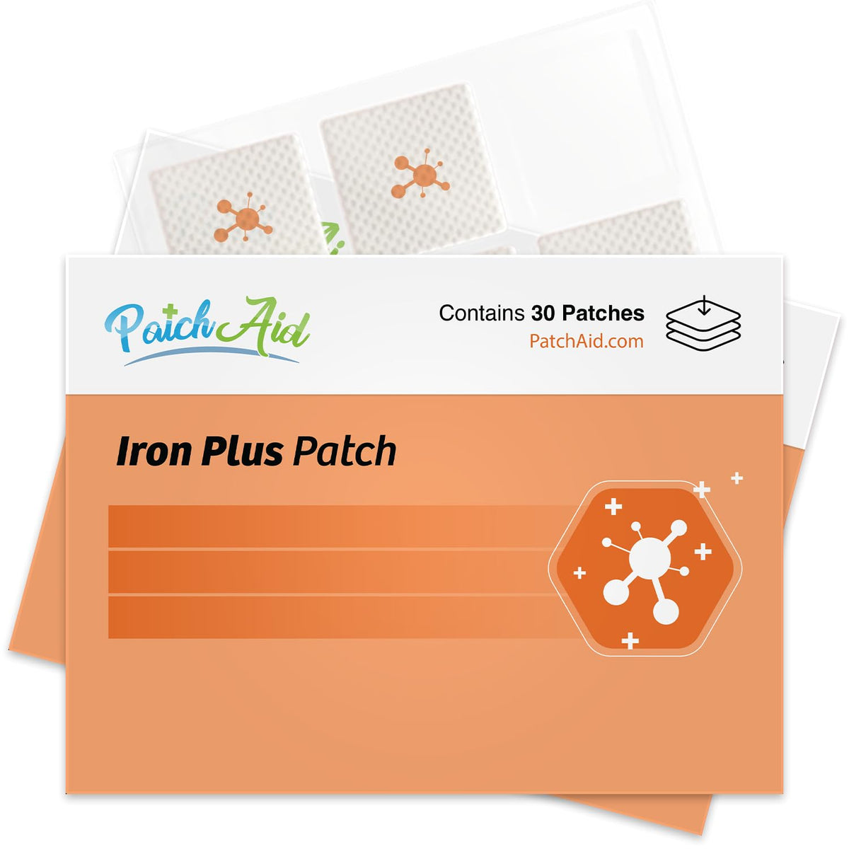 PatchAid Iron Plus Topical Patch 30-Day Supply