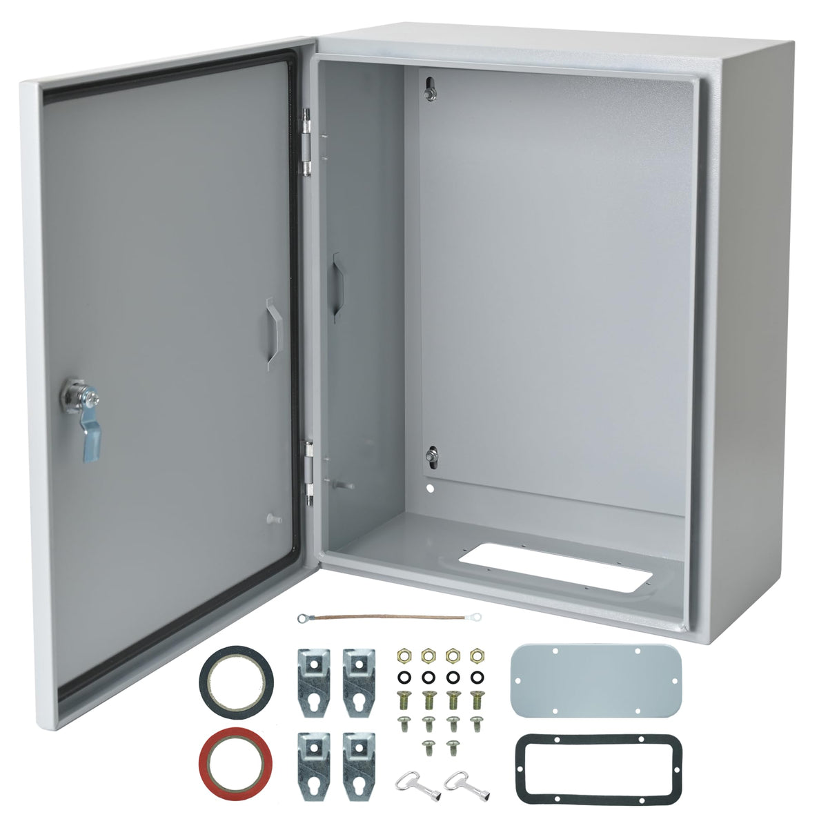 Waterproof Electrical Enclosure 24 x 24 x 8'', Outdoor Electrical Box Weatherproof, Electrical Junction Box with Reinforced Lock