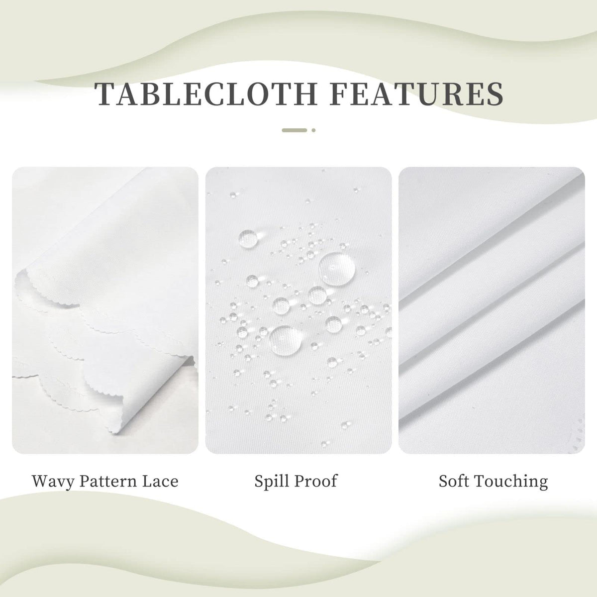 LORCARVIS Football Tablecloth Football Field Polyester Rectangle Table Cloth Washable Seasonal Tabletop for Kitchen Dinning Party Outdoor Picnic 54 x 72 Inch Tablecloths