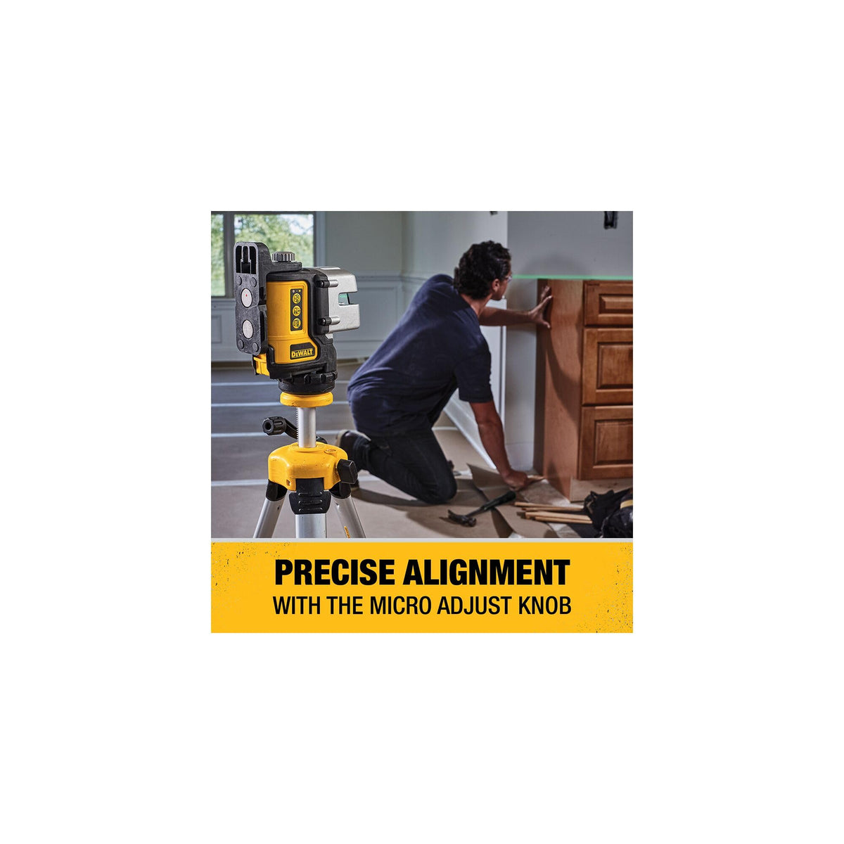 DEWALT Laser Level, Multi-Line, Green, 30-Foot Range (One Size)