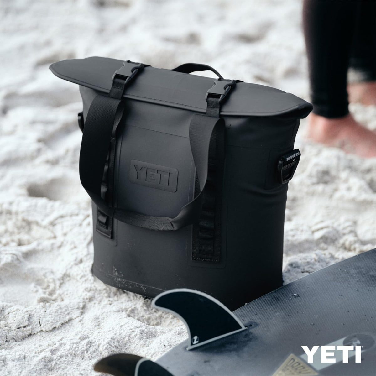 YETI Hopper M15 Portable Soft Cooler with MagShield Access, Black