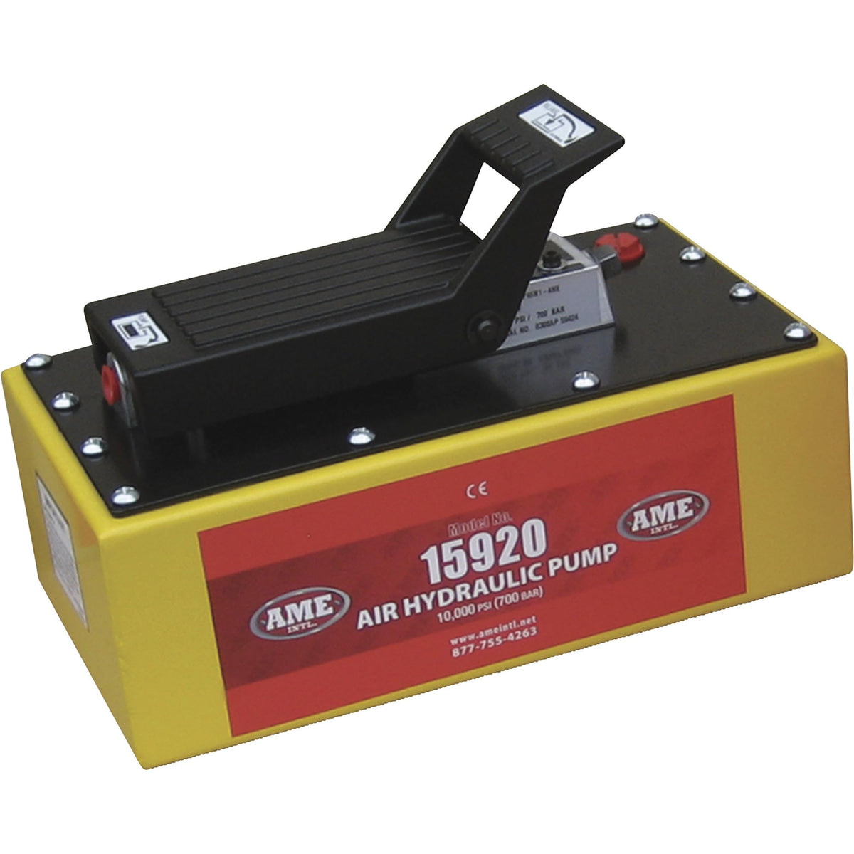 AME INTL 15920 5 Quart Air Hydraulic Pump with Steel Reservoir