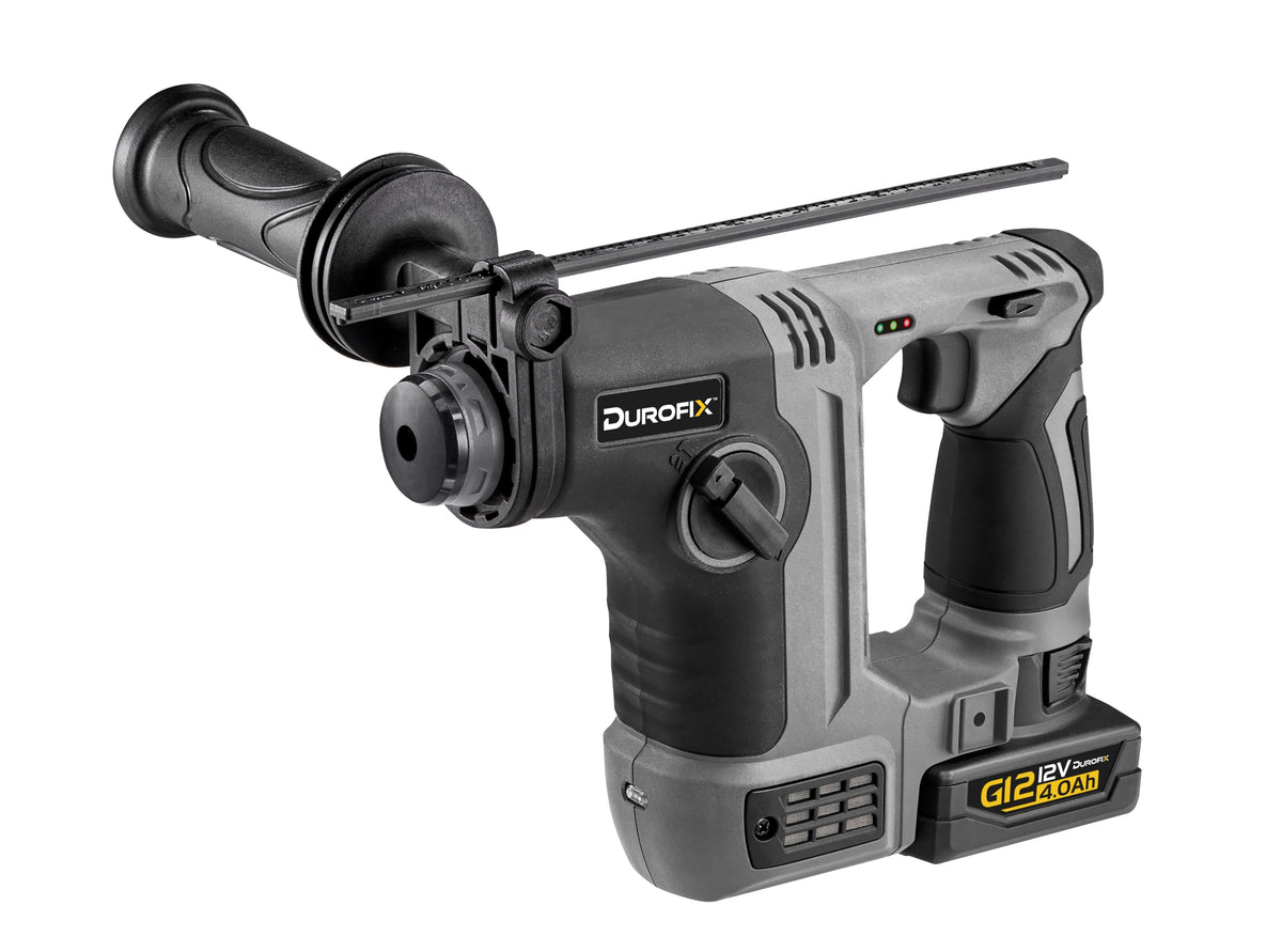 Durofix RY1204T G12 Series 12V Cordless Compact Rotary Hammer Drill Kit 1.3J Impact Energy - Bare Tool Only