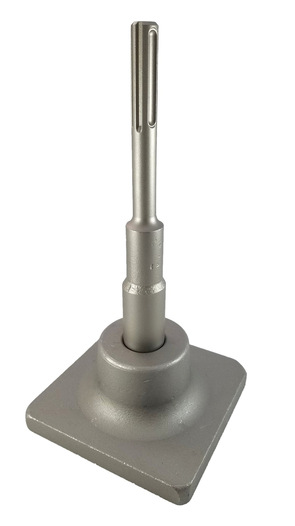 Champion Chisel, 6" x 6" SDS Max Tamping Pad and Shank/Backfill Tamping and Surface Tamping Tool