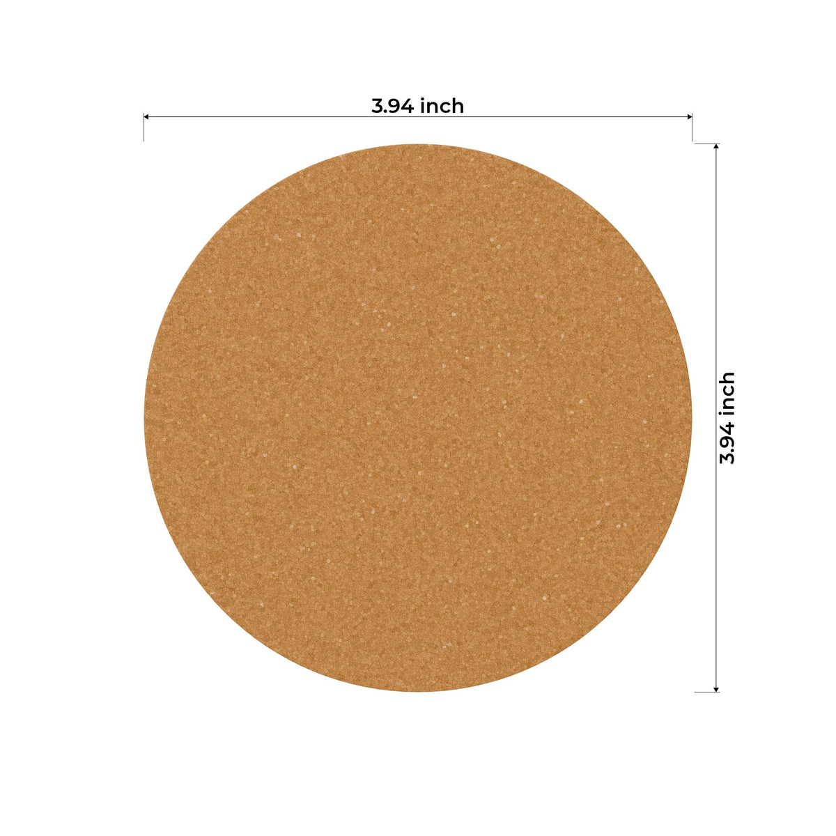 BlazeX Round Cork Coasters 10cm