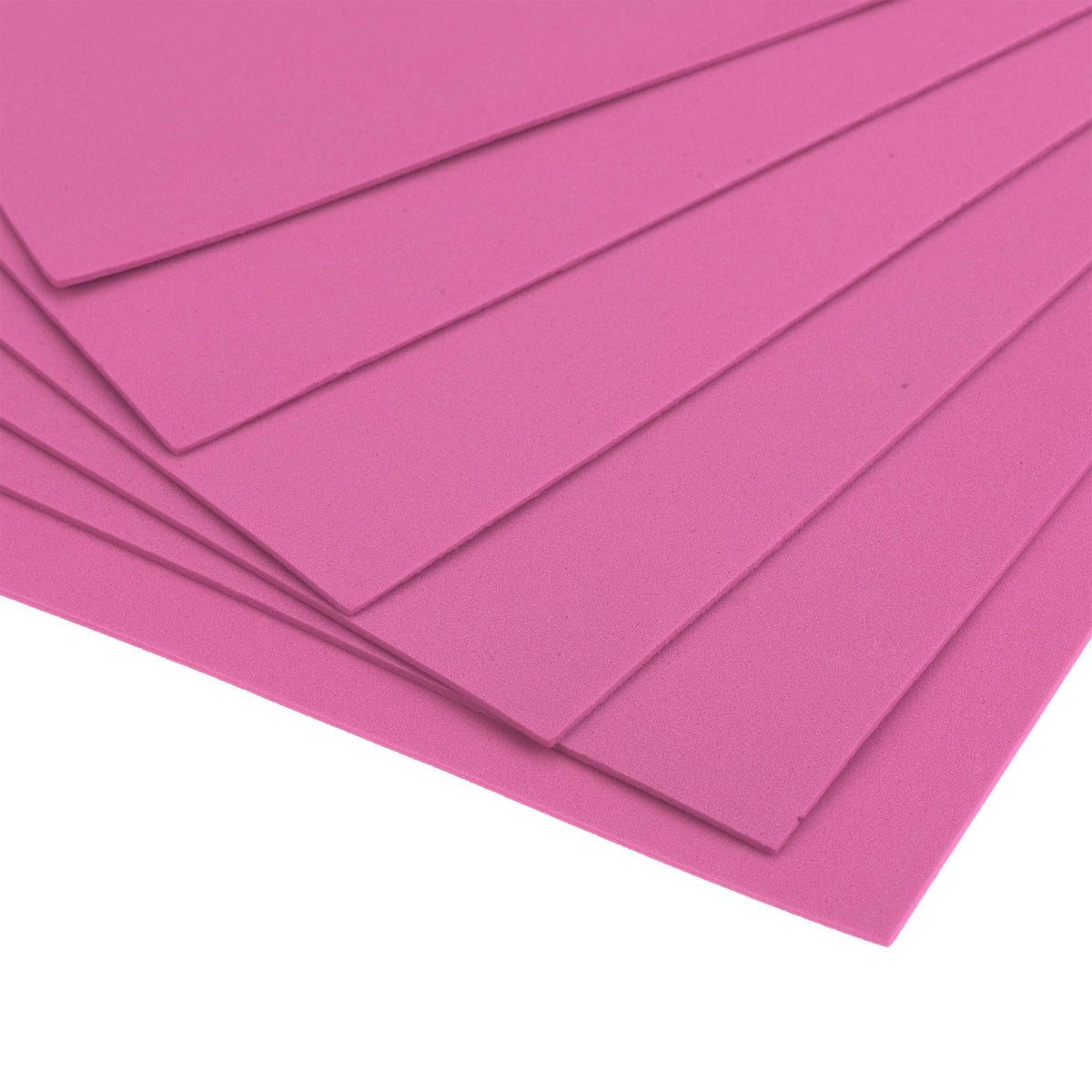 uxcell Rose EVA Foam Sheets 11.8 x 7.9in 1.8mm Thickness for Crafts DIY, 6 Pcs