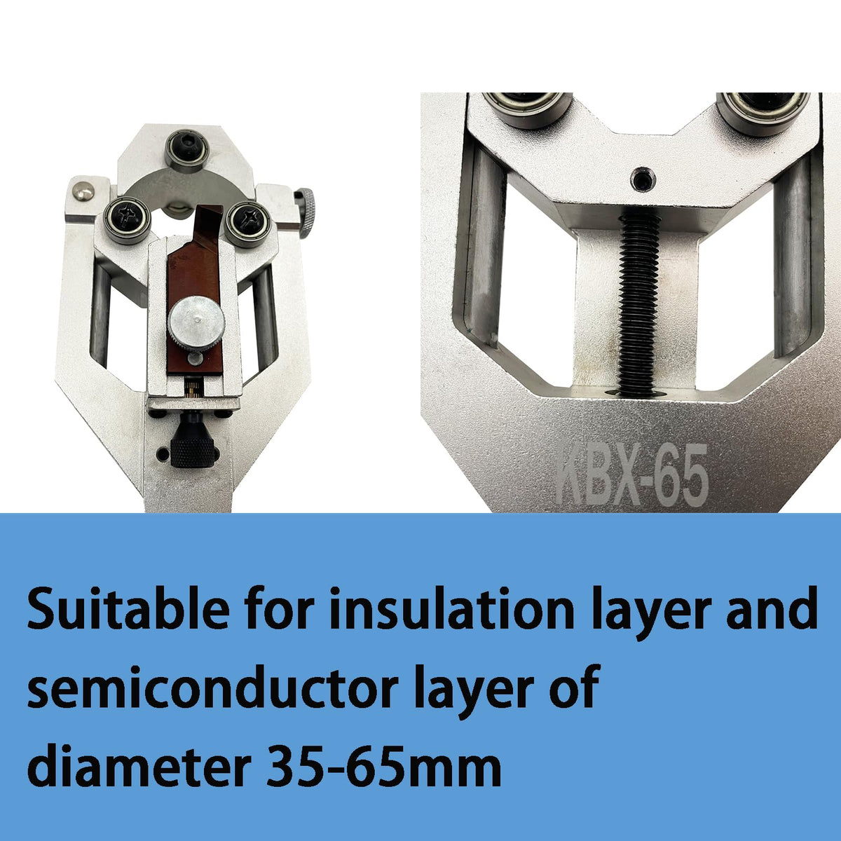 INTBUYING Manual Wire Strippers Multi-function Cable Strippers Stripping Diameter 35-65mm Wire stripper Suitable for Insulation Layer and Semiconductor Layer