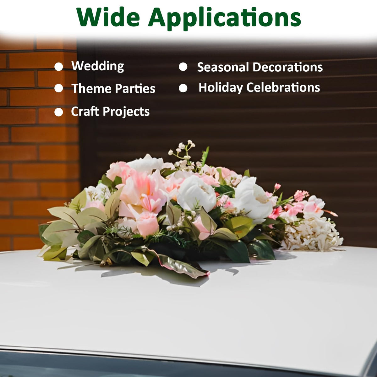 3Pcs Floral Foam Rings 10 Inch Round Floral Wet Foam Ring Foam Ring Flower Arrangement Kit for Florist Wedding Foam Decoration, Green