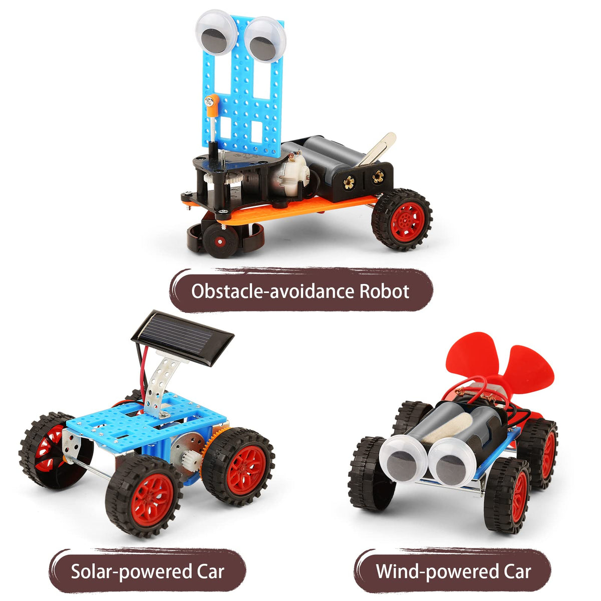 STEM Kits for Kids Crafts 6-8 8-12, Boys Gifts Toys for 6 7 8 Year Old Boy Birthday Gift Ideas, STEM Toys Crafts 6+ 7+ yr, Robotics Science Kits Activities Robot Building Age 8-10 9 10 11 12 13 14
