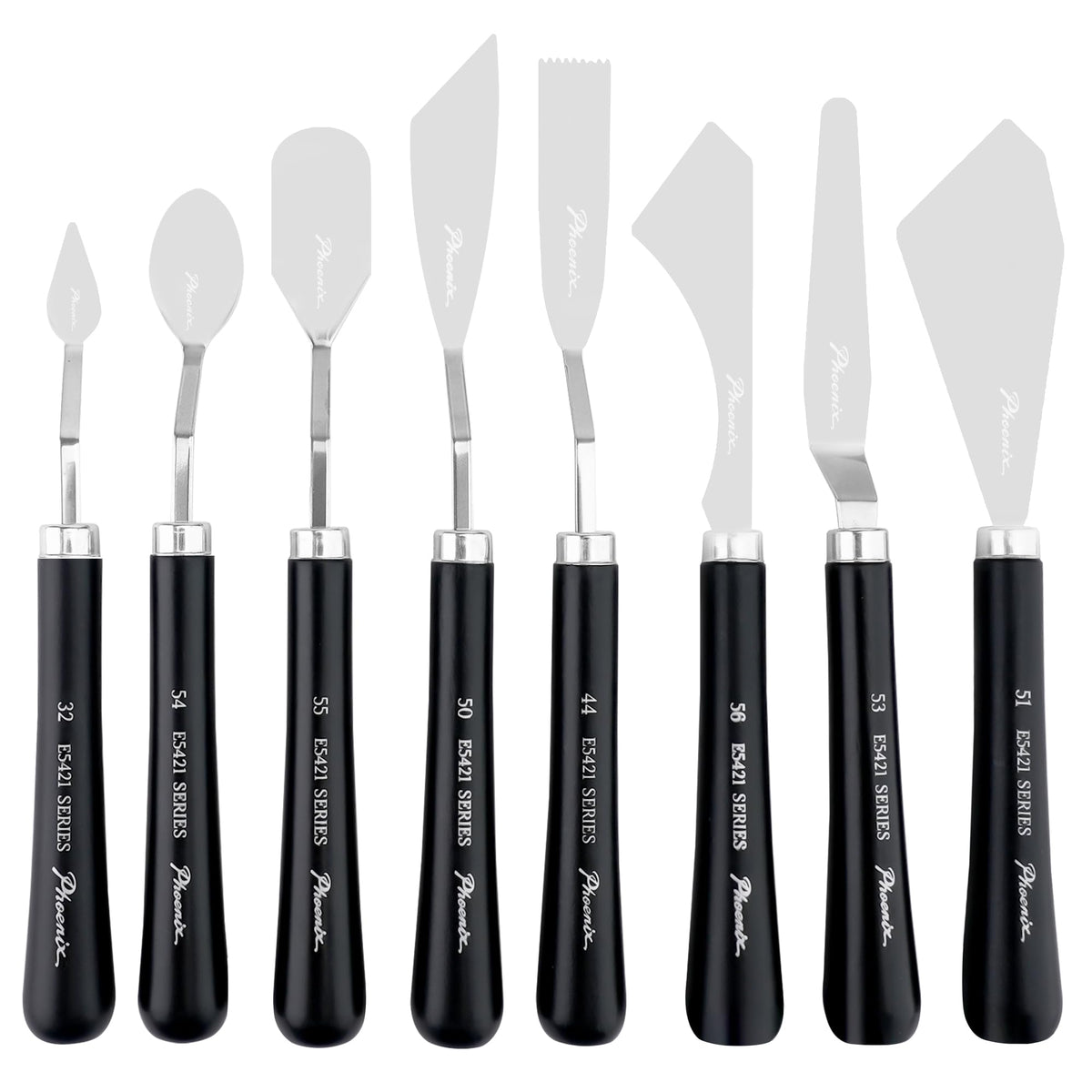 PHOENIX Flexible Palette Knife Set - 8 Pieces Stainless Steel Painting Knives with Gift Box, Art Knife Paint Spatula for Oil Acrylic Paint