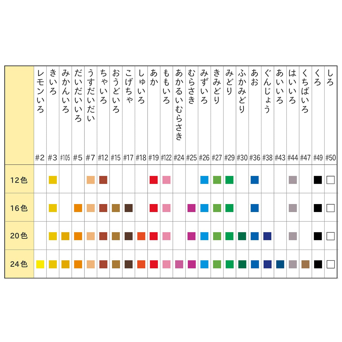 Sakura Cray-Pas 24 colors