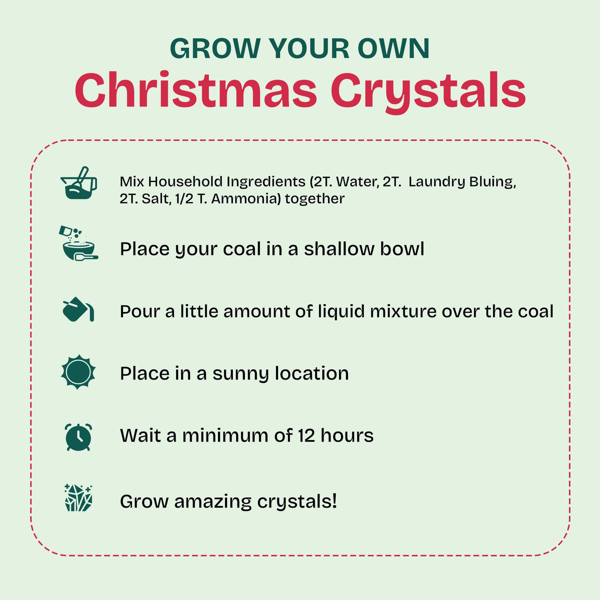 Lump of Coal Christmas Stocking Stuffer – Approximately 2.5 oz Real Coal in Burlap Bag – Gag Gift with Snowflake Crystal Growing Experiment – STEM Learning Experiment for All - Bag of Coal Gag Gift