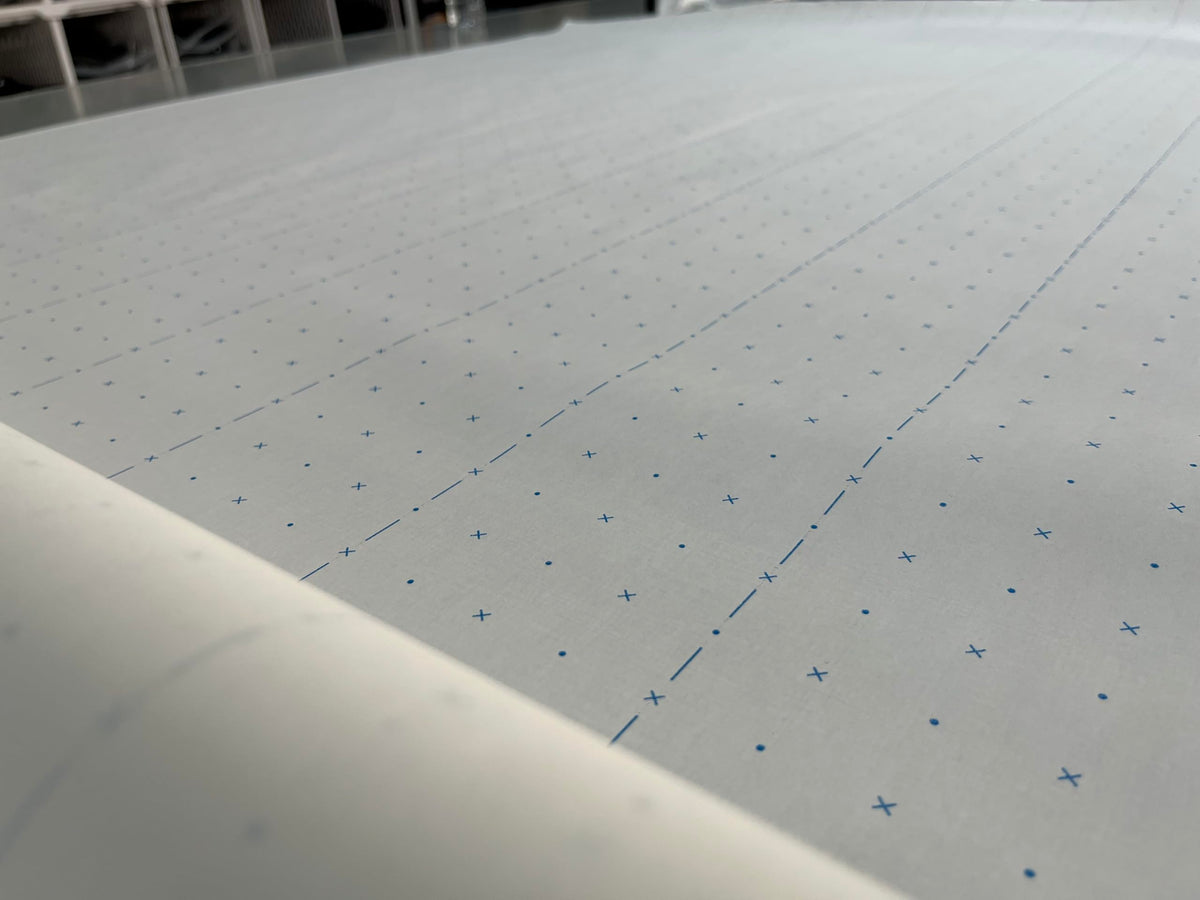 Pattern Paper for Sewing, Tracing Paper for Pattern Drafting, Marking Paper for Dressmaking (Alphanumeric Dotted Paper, 45 Inch x 20 Yard)