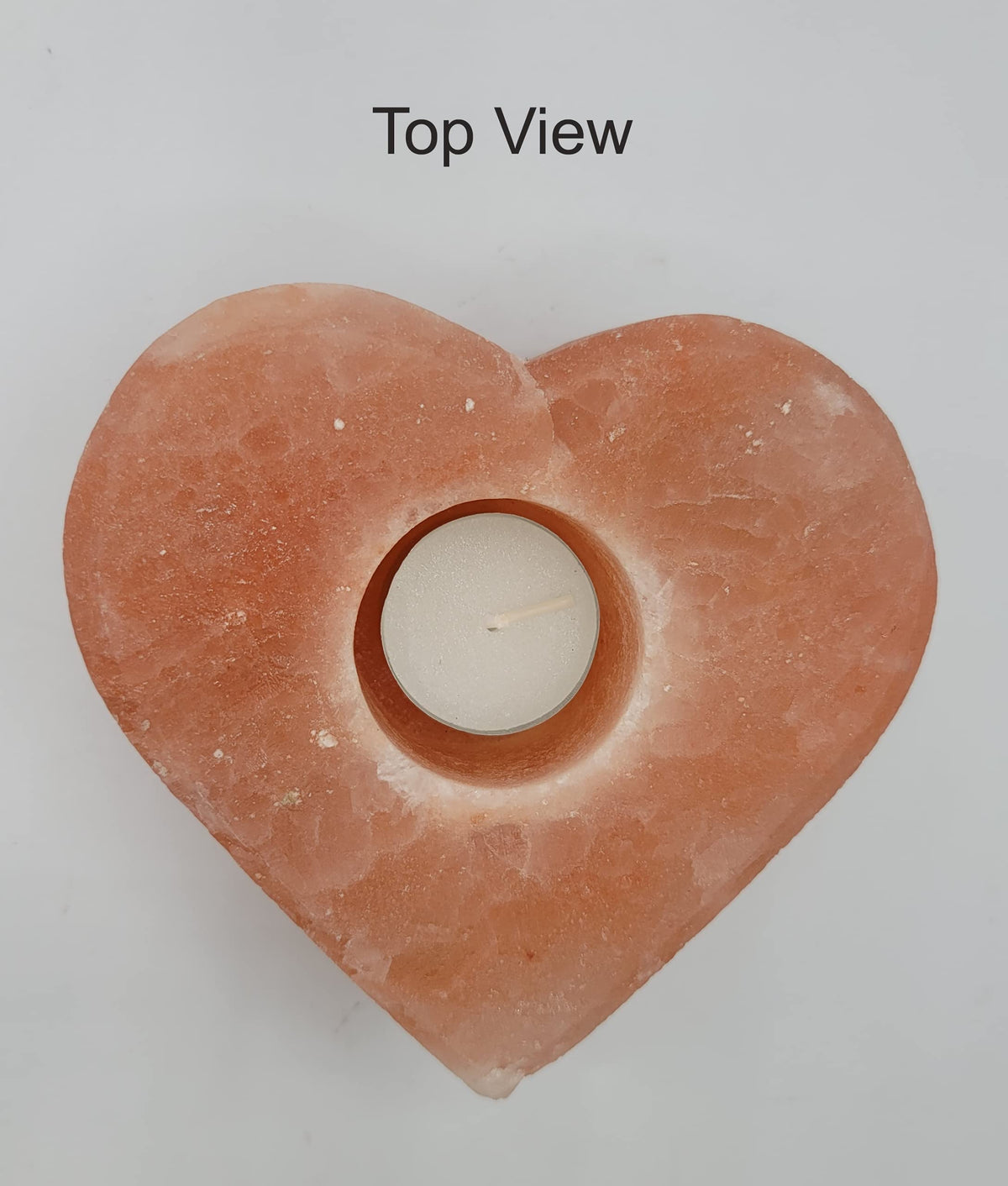 Himalayan Rock Heart Shaped Natural Candle Holder, Unique Gift Idea by Natureboost