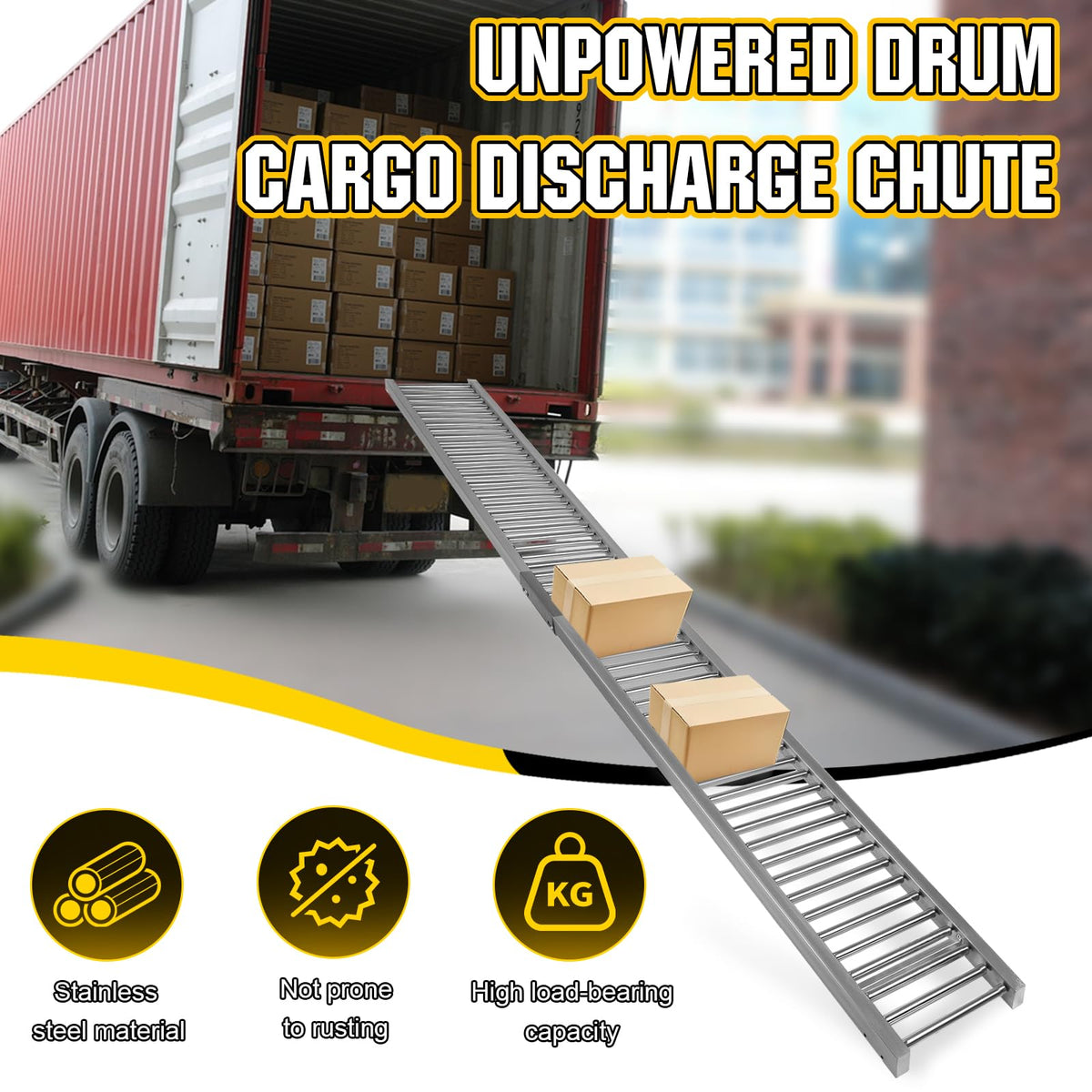 Generic 4M Unloading Artifact Pulley Unpowered Transmission Handling Artifact for Werehouse Unload (A)