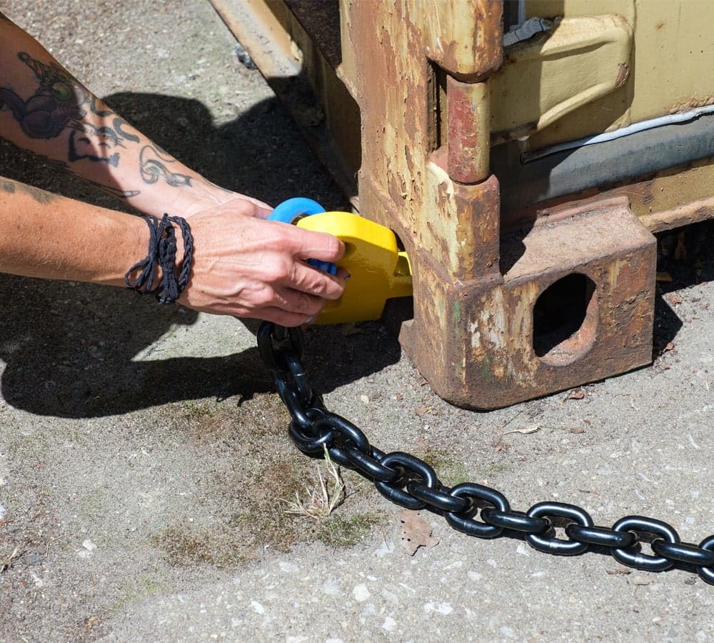 Mytee Products 3/8" x 5' Sea Shipping Container Loading Chain Bridle G100, V-Chain, Cargo, Storage, Moving