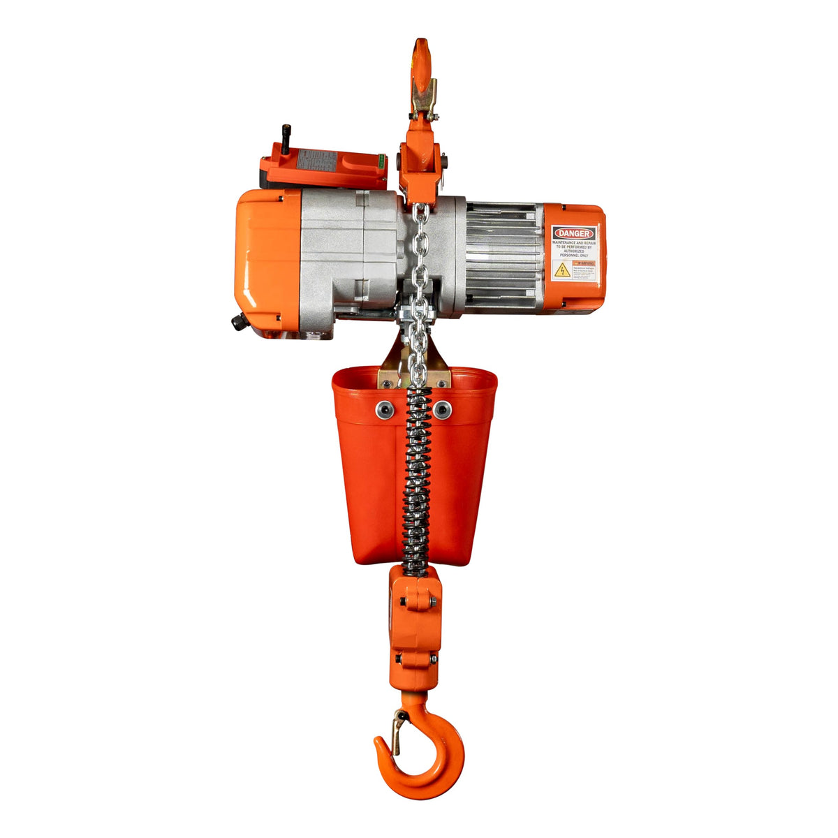 Prowinch 2200 lbs 1 Ton Electric Chain Hoist with Remote Control 110V- 20 ft Lifting Height, 1 Speed, Single Phase with G80 Chain, H2 Duty for Overhead Crane, Warehouse