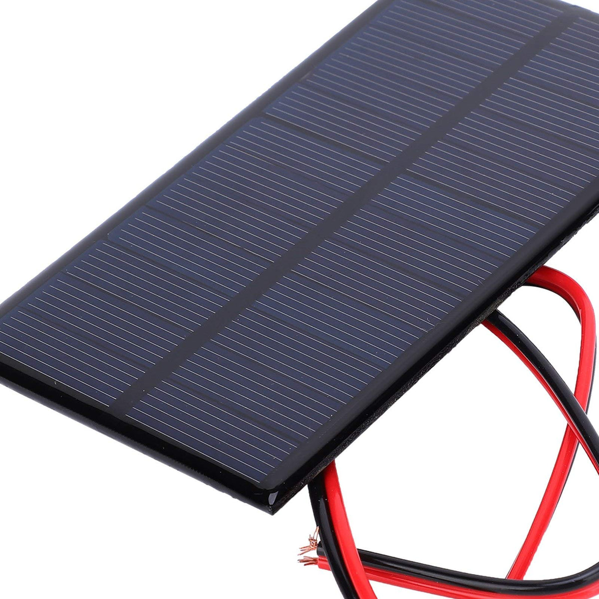 Moncer 1W 6V Mini Solar Panel, 3PCS Polysilicon Cell Charger Module with 30cm Cable for Solar Lawn Lights Solar DIY System Kit